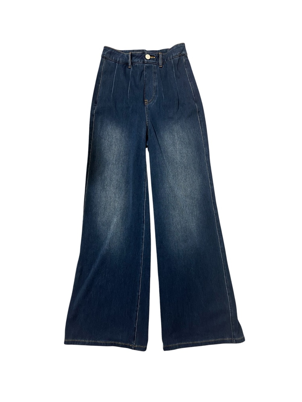 NWOT HALARA Dark Blue High-Rise Wide Leg Jeans